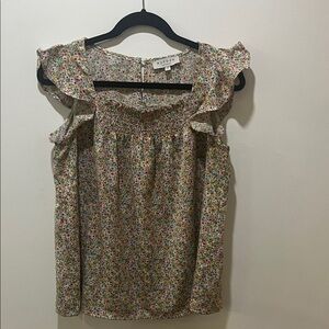 Hayden Floral Ruffle Blouse - Multicolor